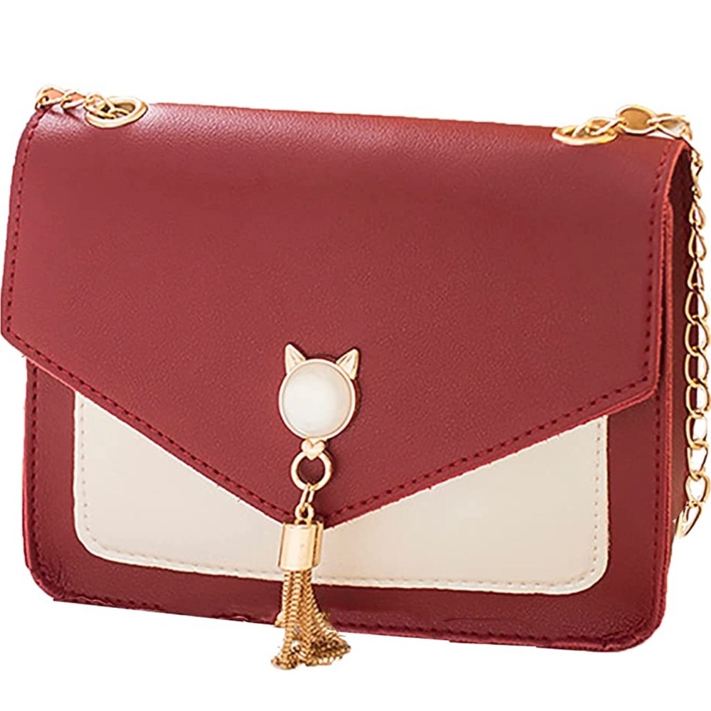 Cute Metal Fringe Cat Ear Shoulder Bag